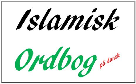 Islamisk Ordbog på dansk